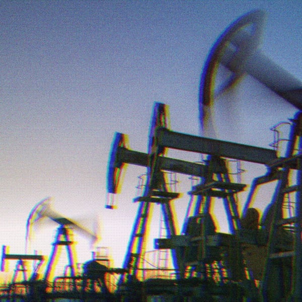 Oil drillers in motion