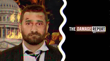 Art for The Damage Report with John Iadarola.