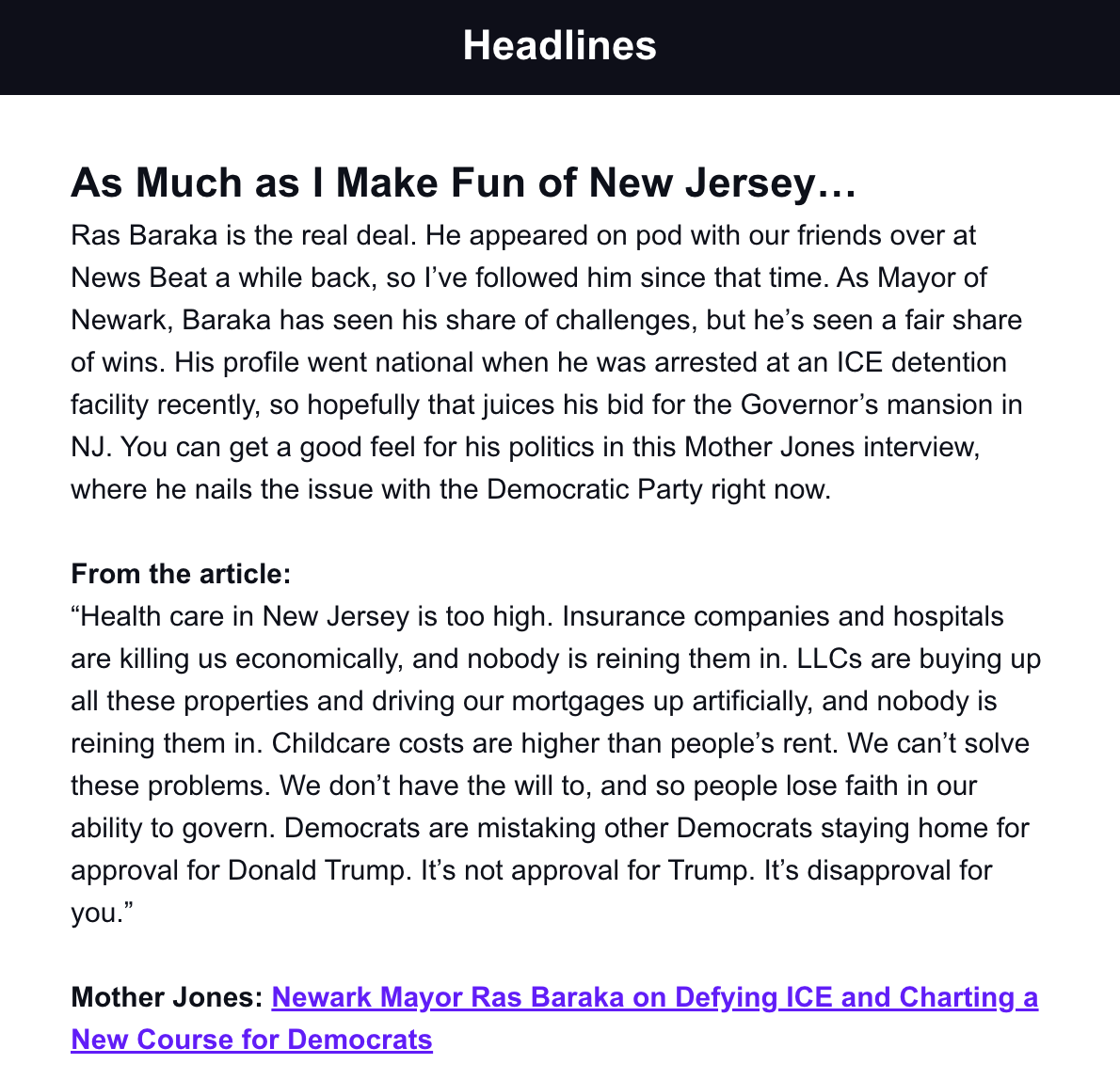 headlines