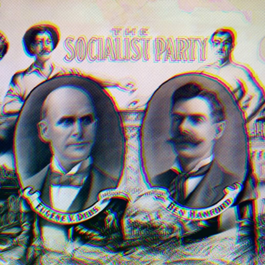 Election poster for Eugene V. Debs, Socialist Party of America candidate for President 1904.
