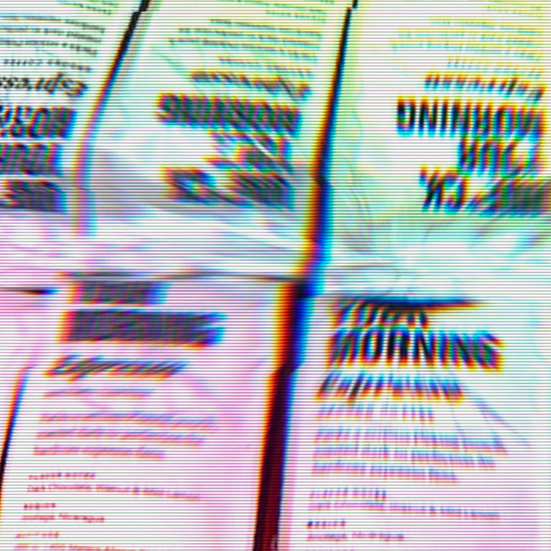 Unf*ck Your Morning coffee bags lined up in a box.